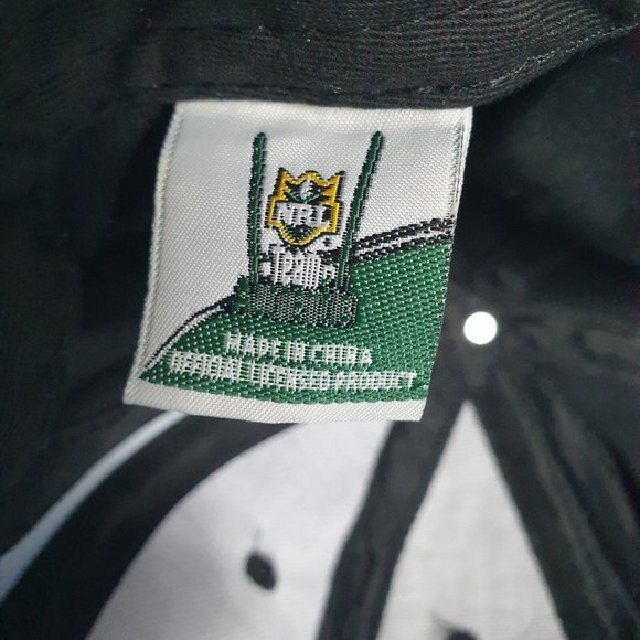 NRL Cronulla Sutherland Sharks Training Cap Hat ISC NEW Jersey Football Black - Picture 6 of 7